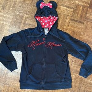 Minnie MouseHoodie - Black and Red